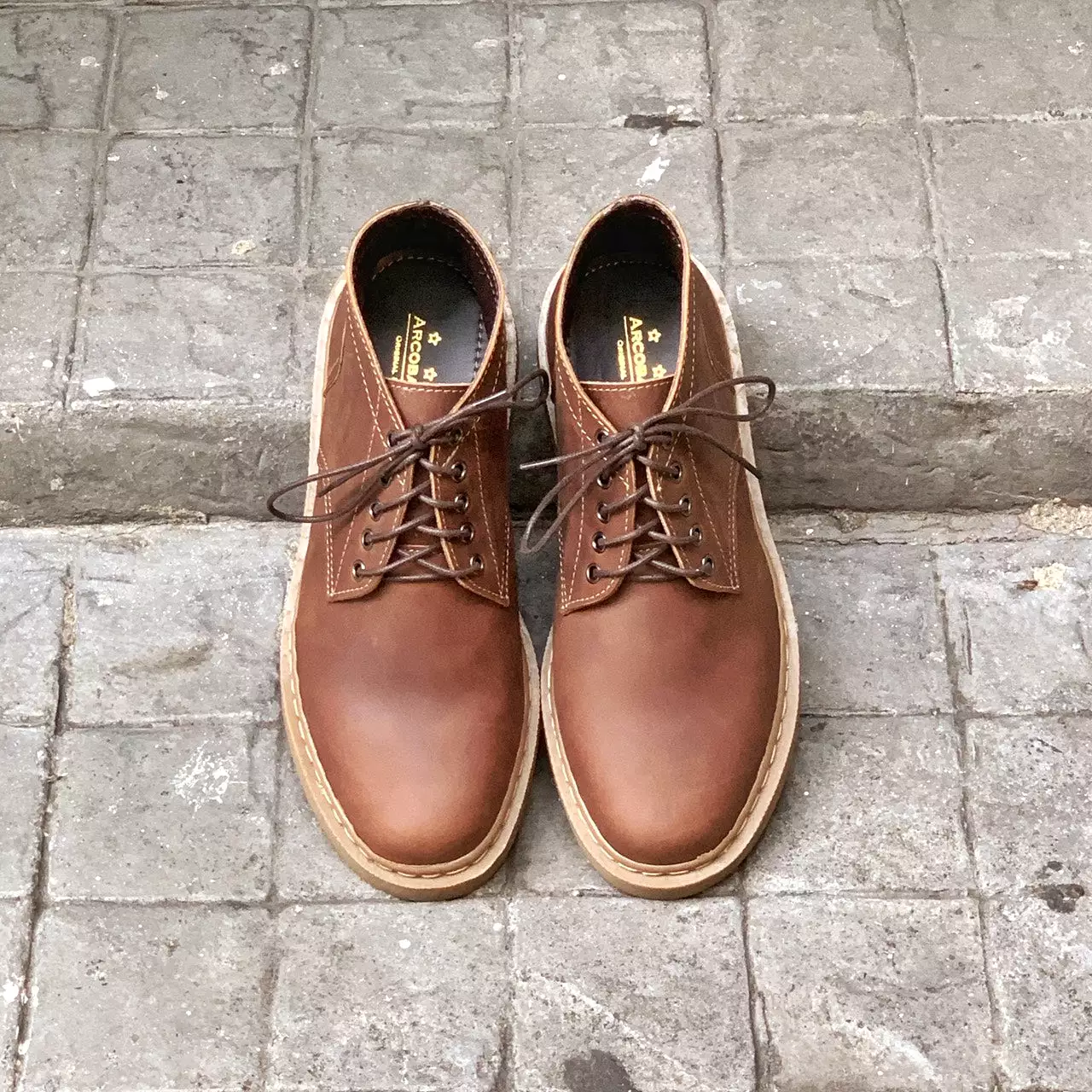 445 Oxford-HiCut Copper airwear soles