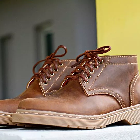 445 Oxford-HiCut Copper airwear soles