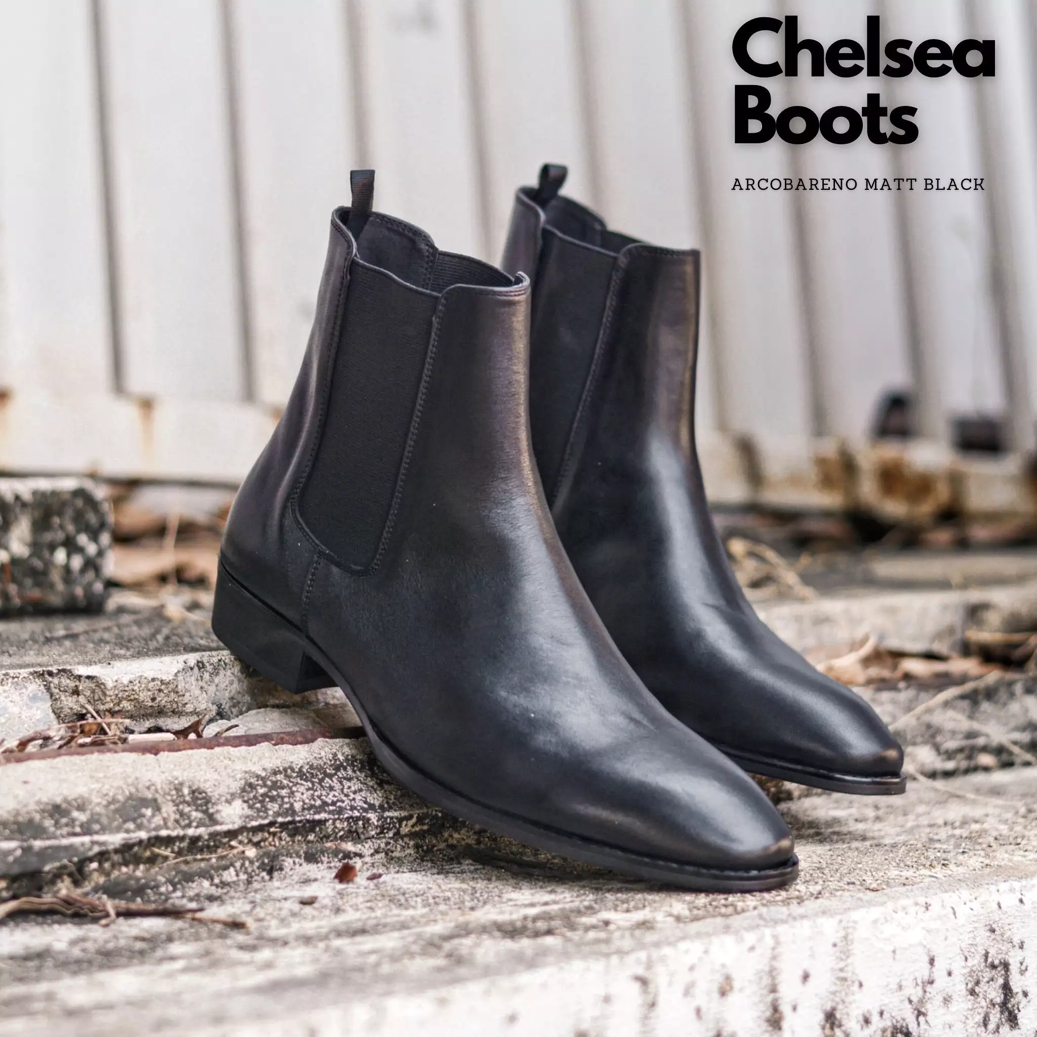 901 Chelsea Boots Matt Black