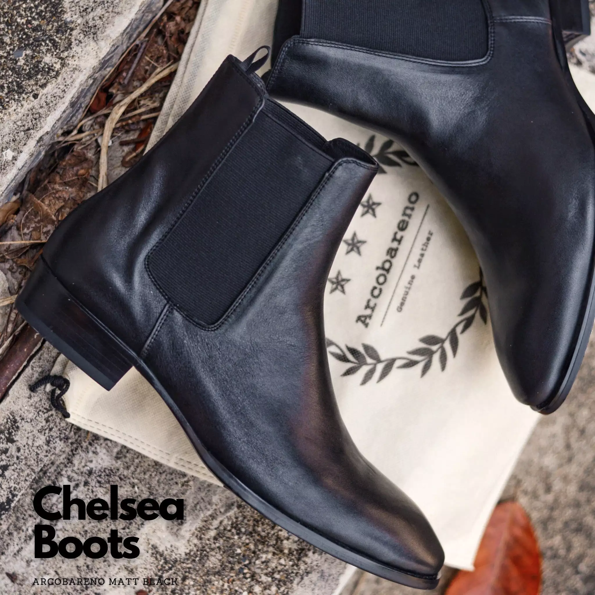 901 Chelsea Boots Matt Black