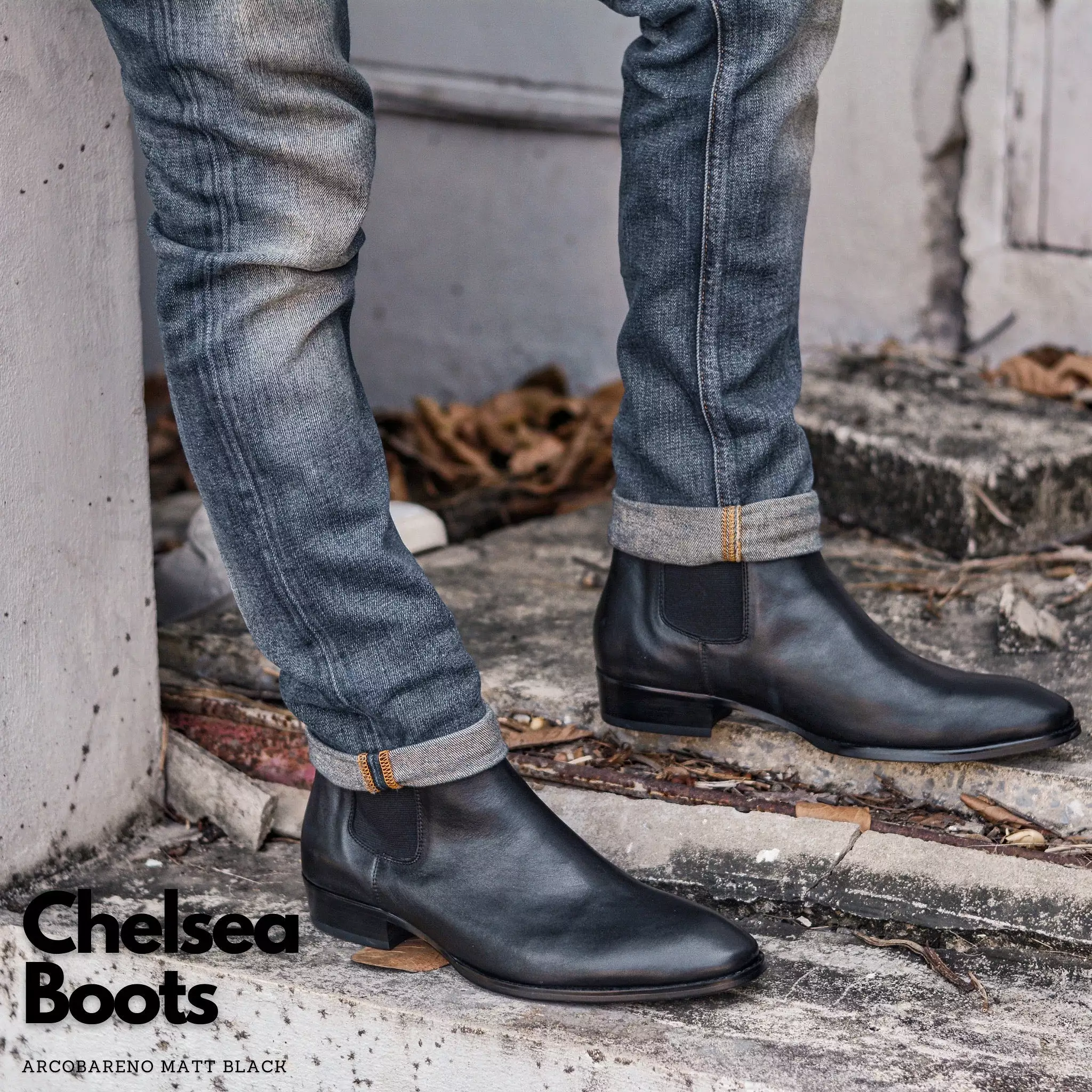 901 Chelsea Boots Matt Black