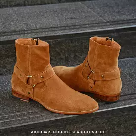 901 Chelsea Boots Suede Tan x Belt