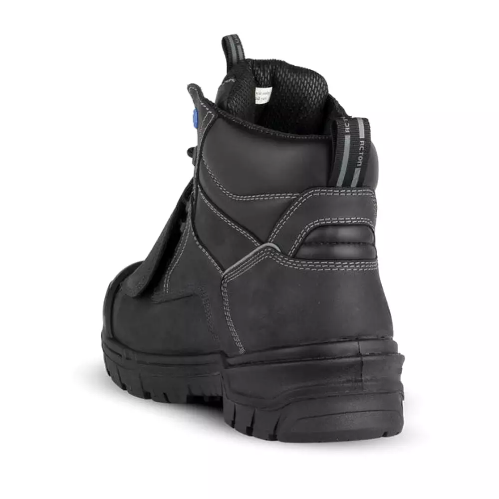 Acton G3G Unisex 6 Composite Toe Work Safety Boot with MET Guard 9211B-11 - Black