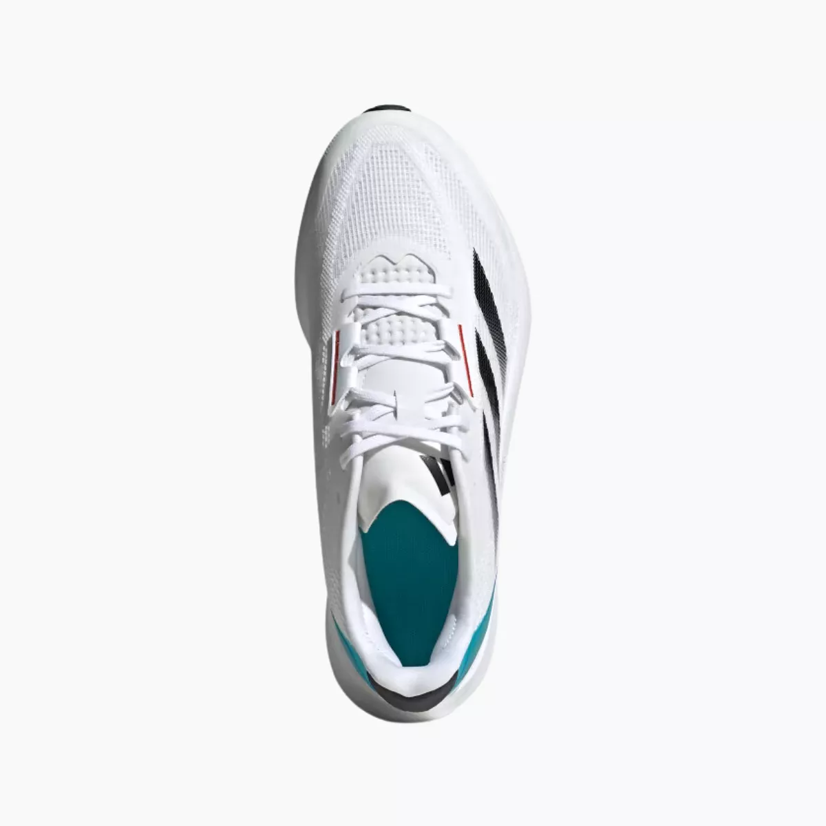 Adidas Duramo Speed Men's Running Shoes -Cloud White/Core Black/Lucid Cyan