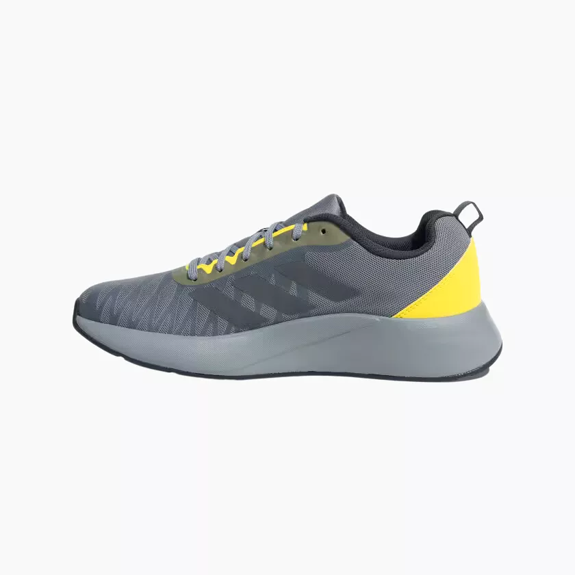 Adidas Flaash Run Men's Running Shoes -Medium Lead / Grey Six / Impact Yellow