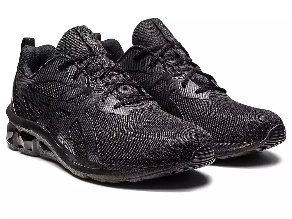 ASICS MEN'S GEL-QUANTUM 90 IV TRIPLE BLACK RUNNING SHOES