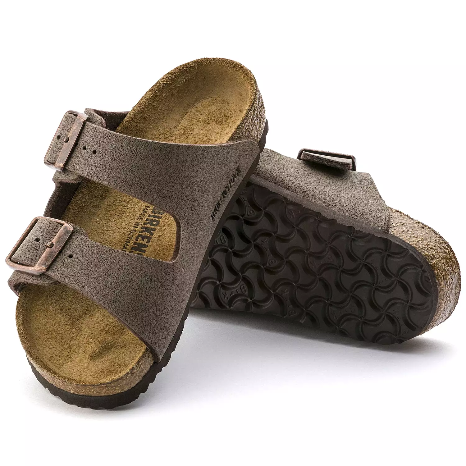 Birkenstock Kids Arizona BirkiBuc Mocca Sandals