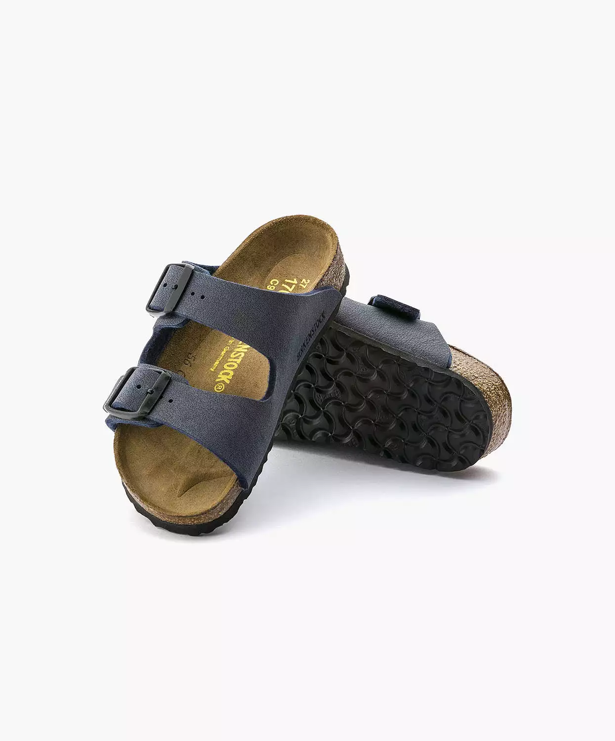 Birkenstock Kids Arizona BirkiBuc Navy Sandals