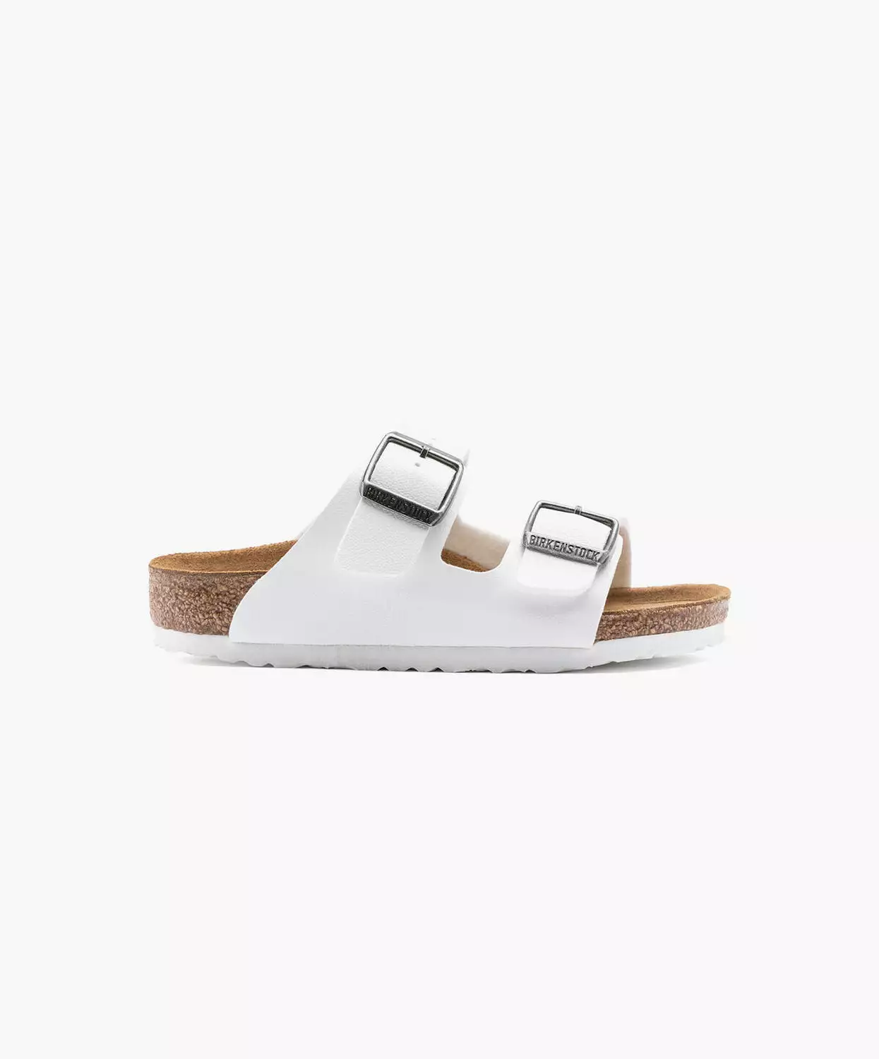 Birkenstock Kids Arizona Birko-Flor White Sandals