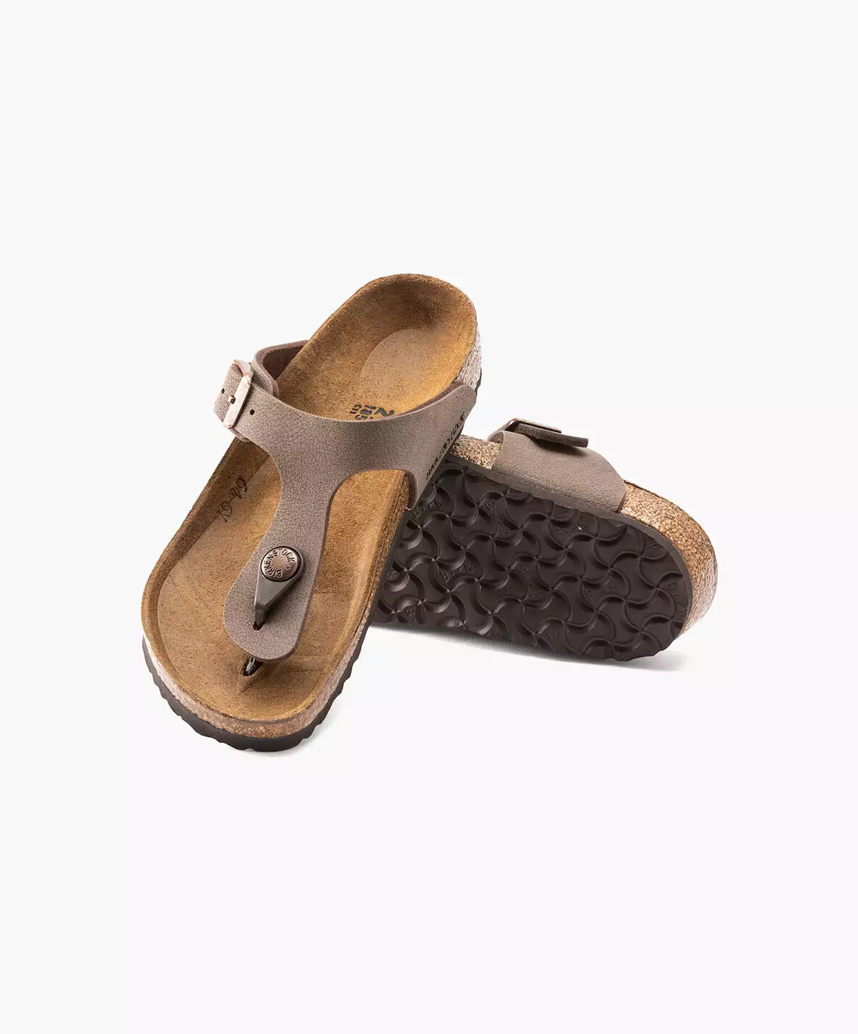 Birkenstock Kids Gizeh BirkiBuc Mocca Sandals