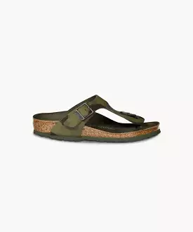 Birkenstock Kids Gizeh Birko-Flor Desert Soil Camo Khaki Sandals