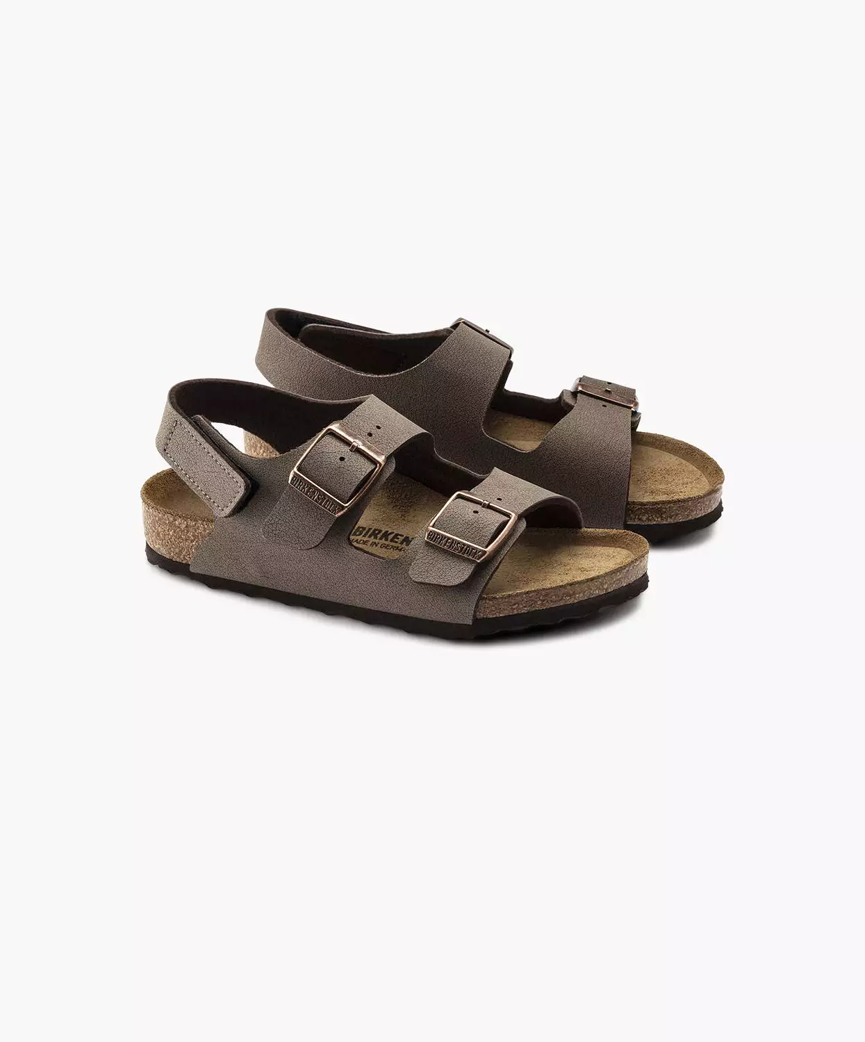 Birkenstock Kids Milano BirkiBuc Mocca Sandals