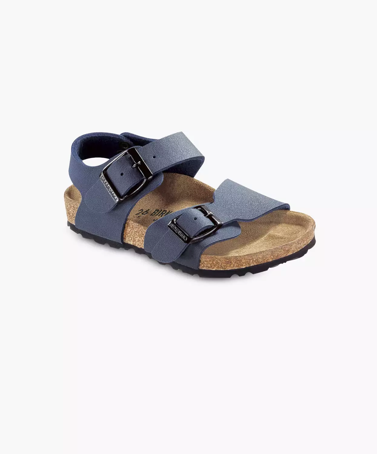 Birkenstock Kids New York BirkiBuc Navy Sandals