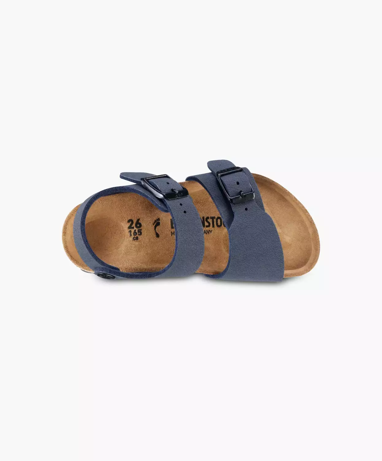 Birkenstock Kids New York BirkiBuc Navy Sandals