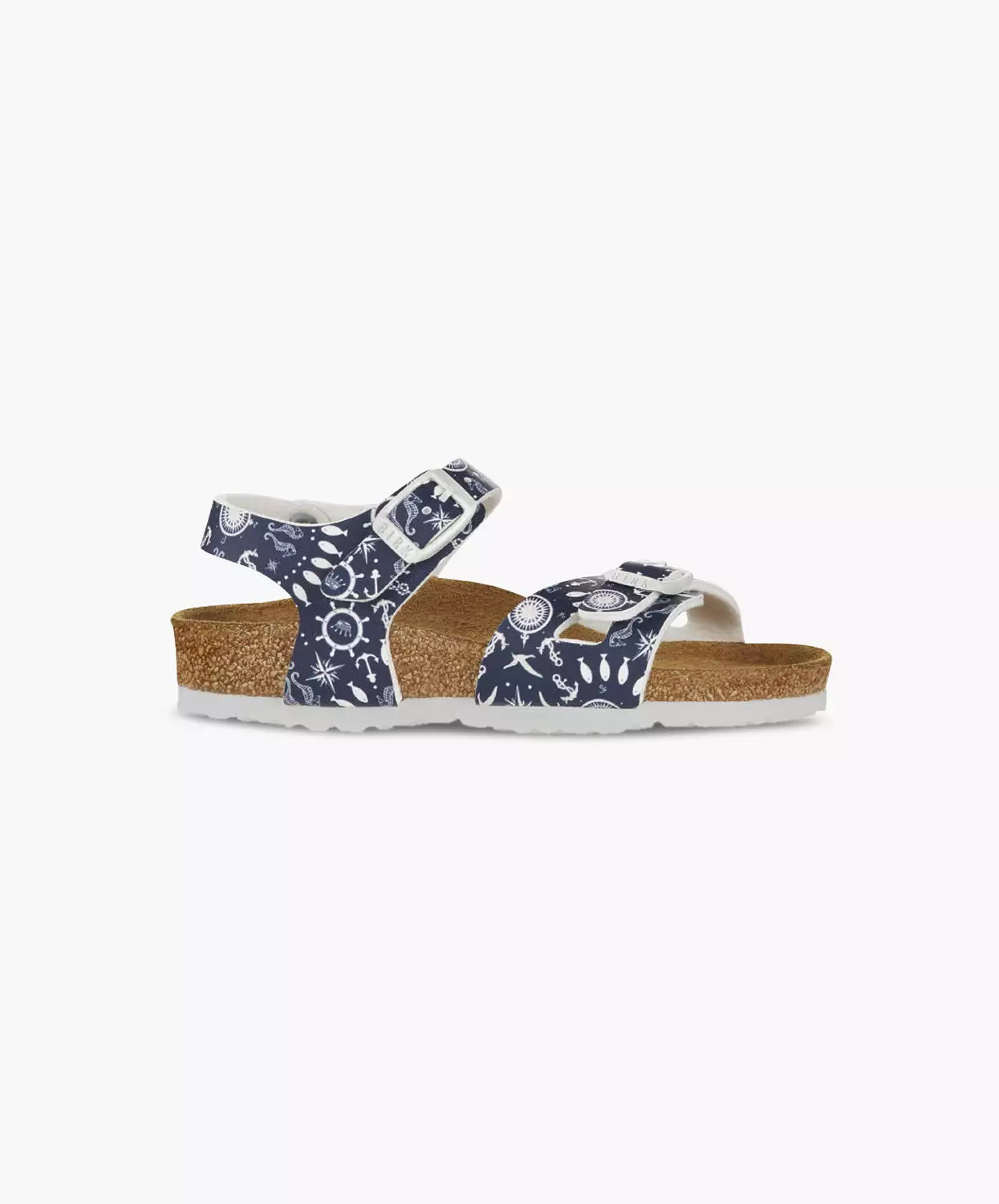 Birkenstock Kids Rio Birko-Flor Oriental Tiles Blue Sandals