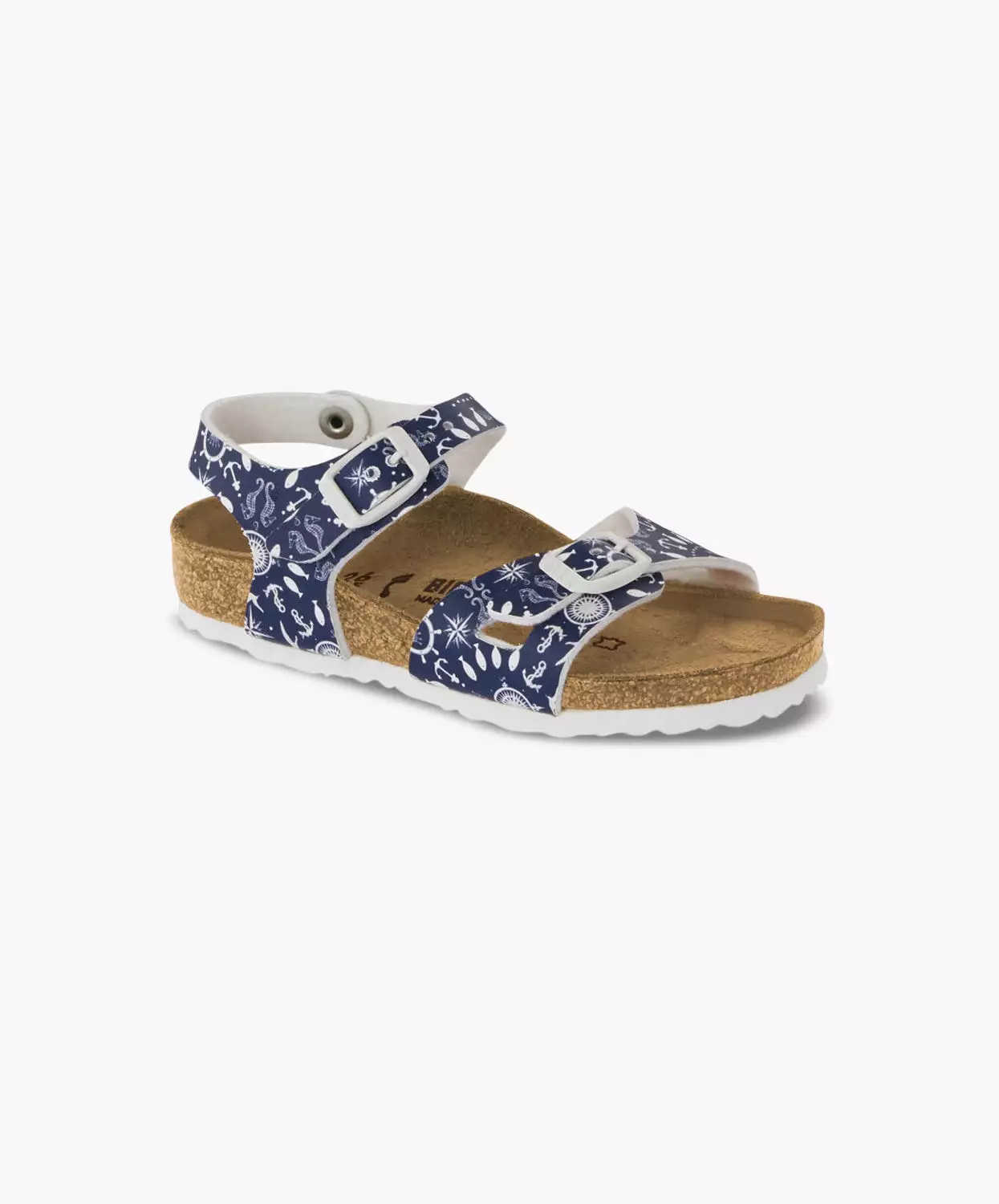 Birkenstock Kids Rio Birko-Flor Oriental Tiles Blue Sandals