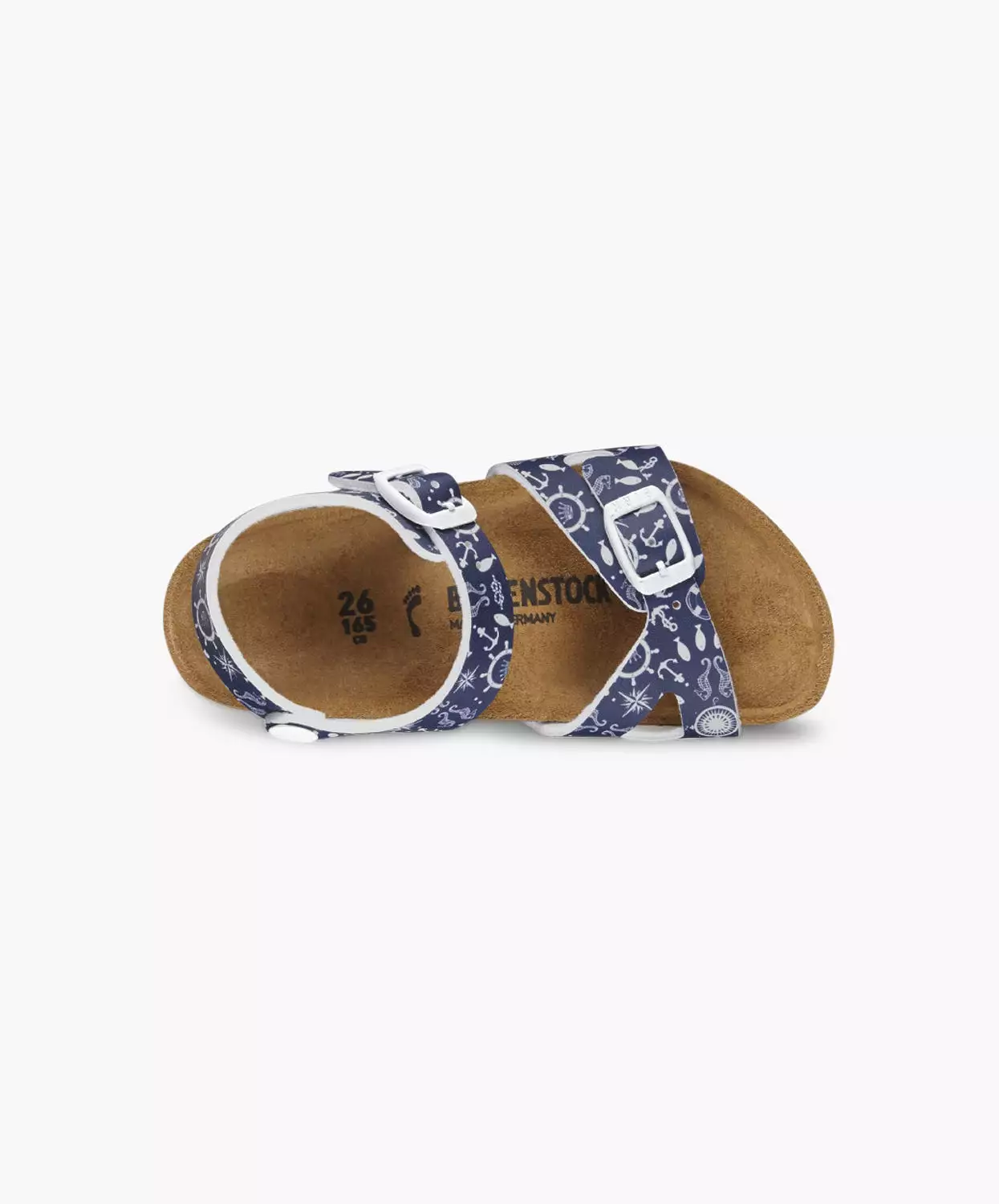 Birkenstock Kids Rio Birko-Flor Oriental Tiles Blue Sandals