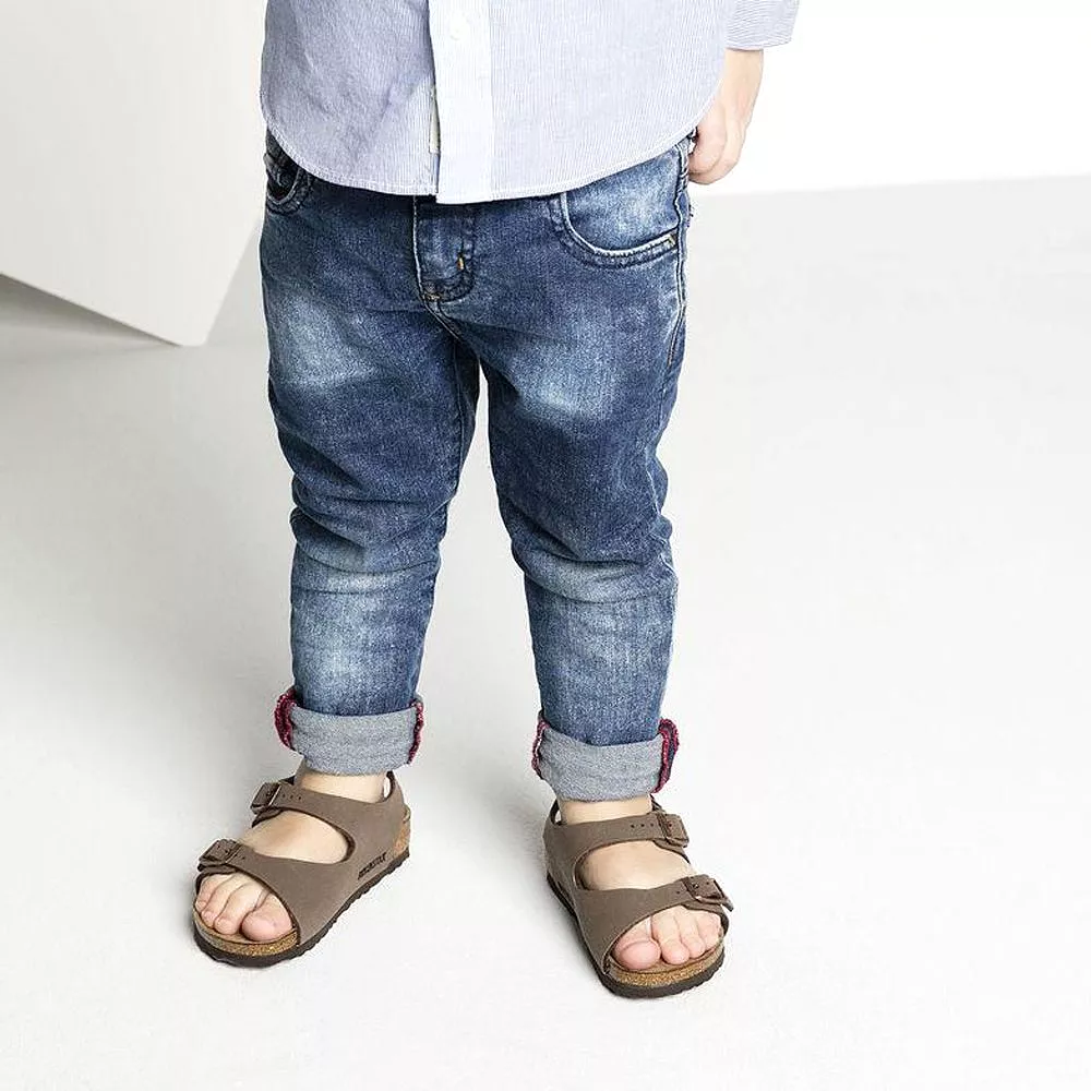 Birkenstock Kids Roma BirkiBuc Mocca Sandals