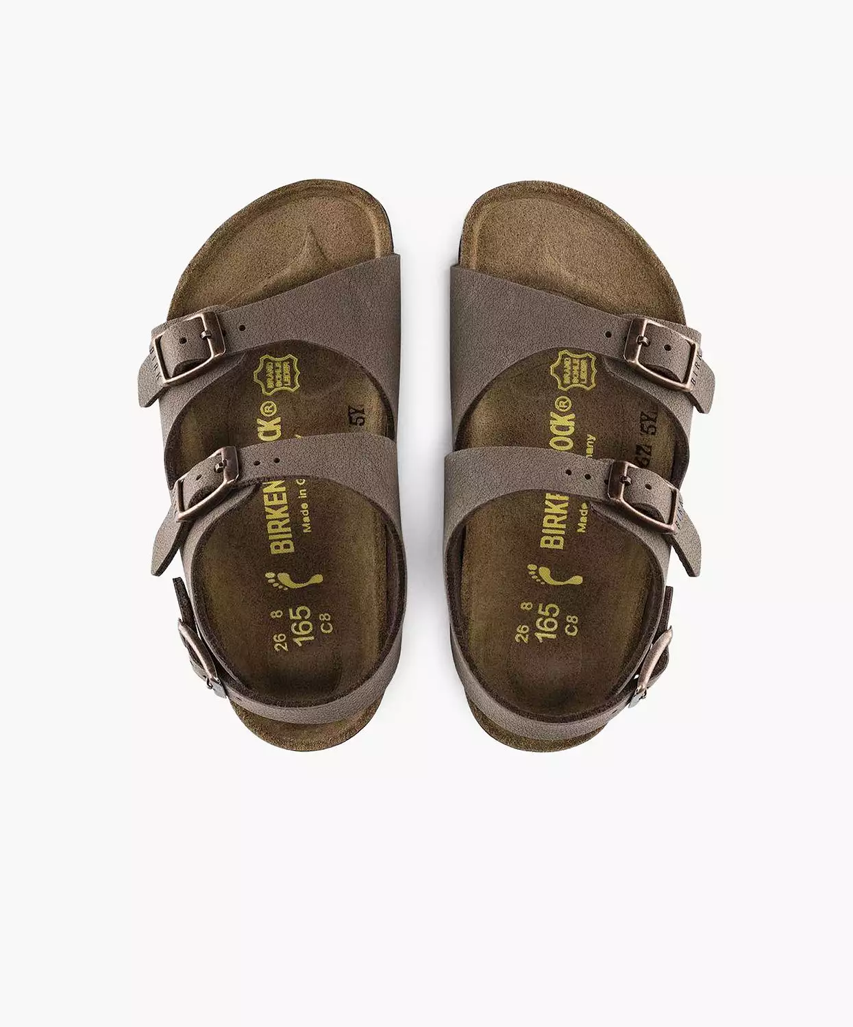 Birkenstock Kids Roma BirkiBuc Mocca Sandals