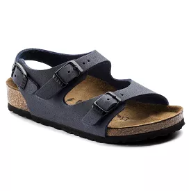 Birkenstock Kids Roma BirkiBuc Navy Sandals