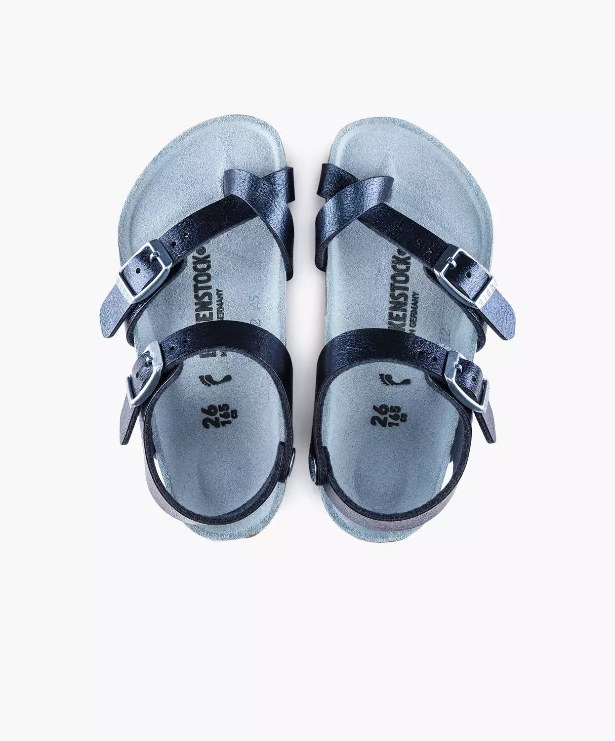 Birkenstock Kids Taormina Birko-Flor Graceful Sea Sandals