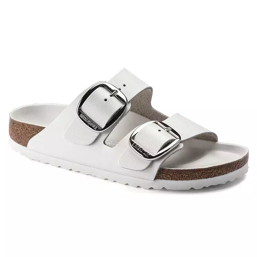 Birkenstock Women's Arizona Big Buckle - White Leather