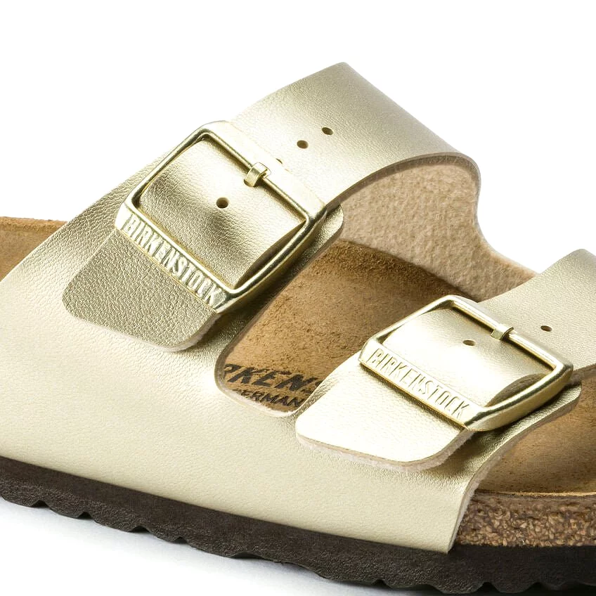 Birkenstock Women's Arizona - Gold Birko-Flor