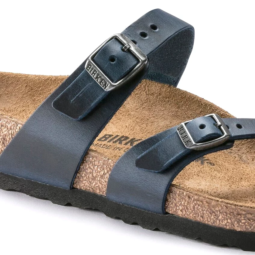 Birkenstock Women's Mayari - Blue Oiled Leather