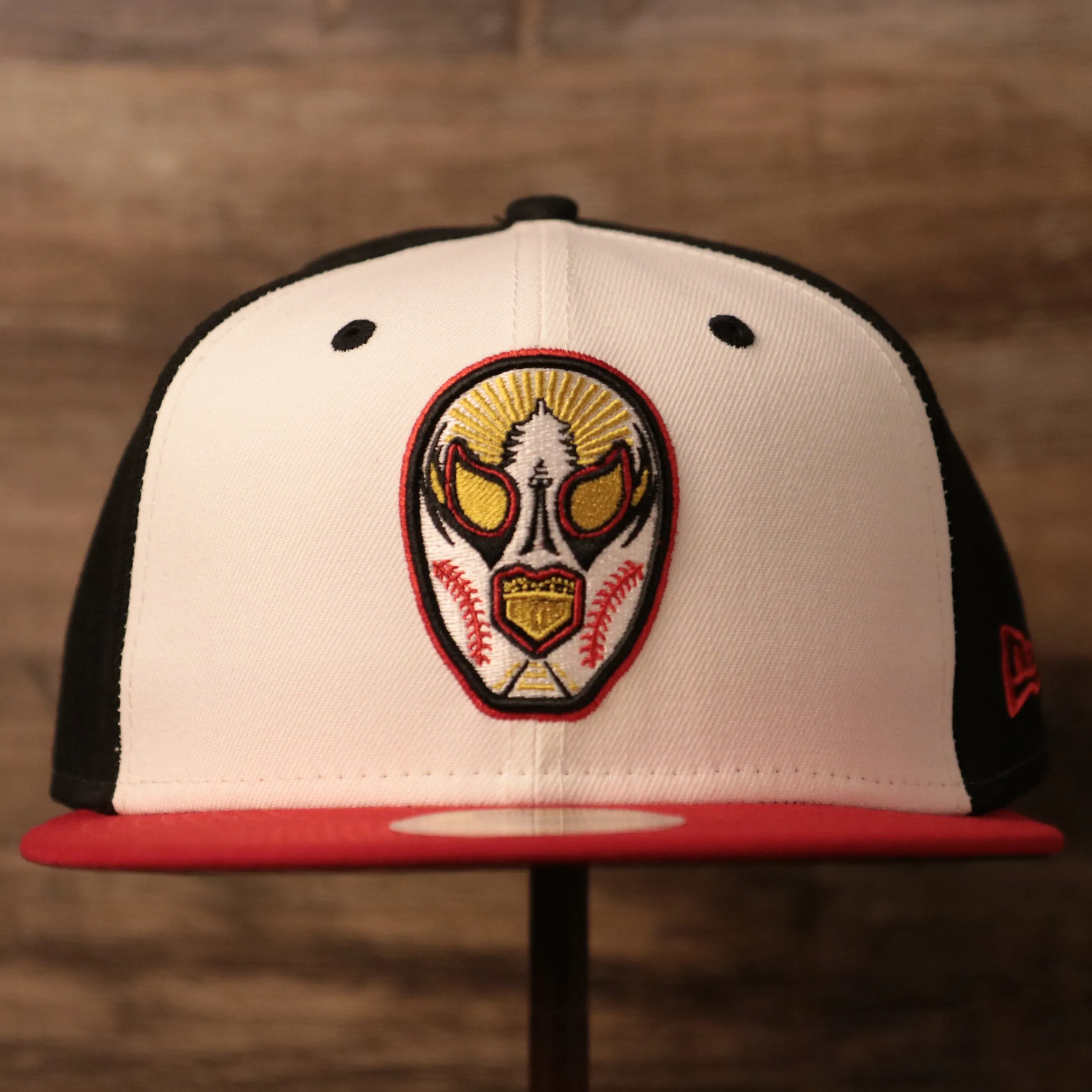 Black Luchadores 59Fifty Fitted Cap | MiLB Copa Hats | Reading Fighting Phils 5950 Fitted Cap