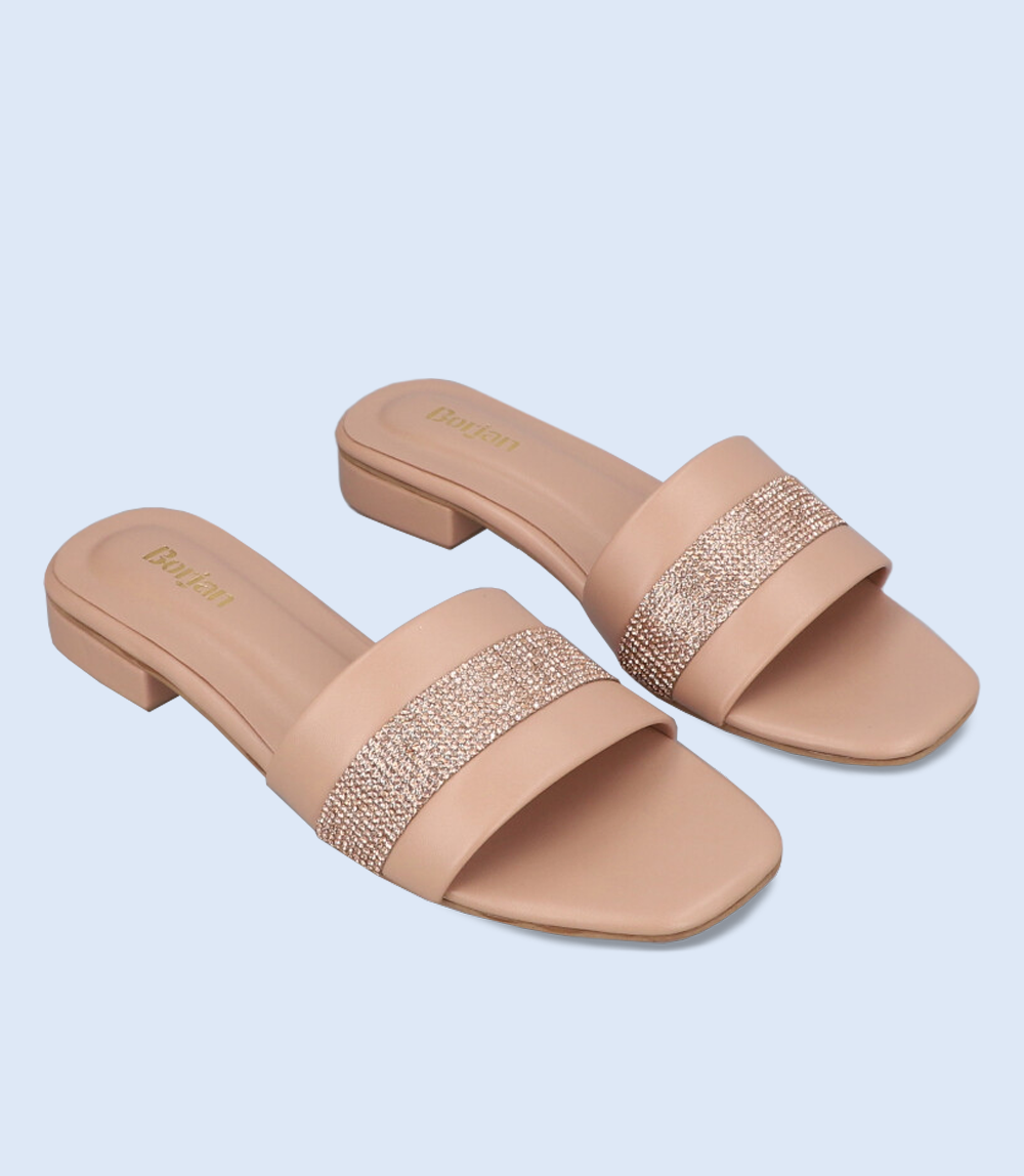 BW9339-PINK-Women Casual Slippers