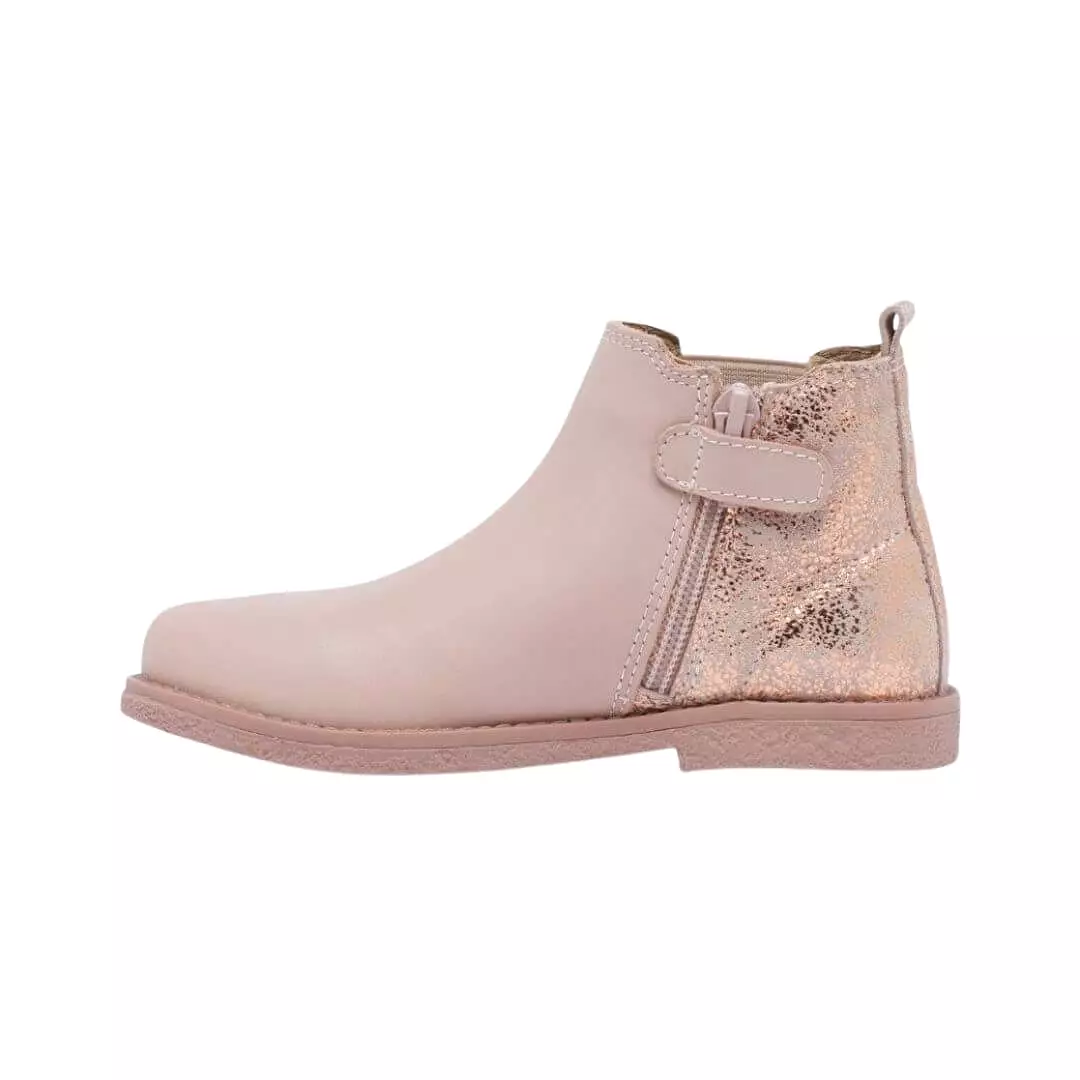 CHELSEA 2 CLARKS - ROSE/ROSE GOLD DISTRESS