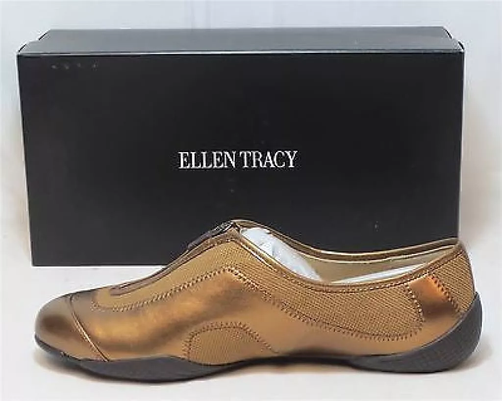 ELLEN TRACY Women's Astra Slip Ons - Dark Bronze