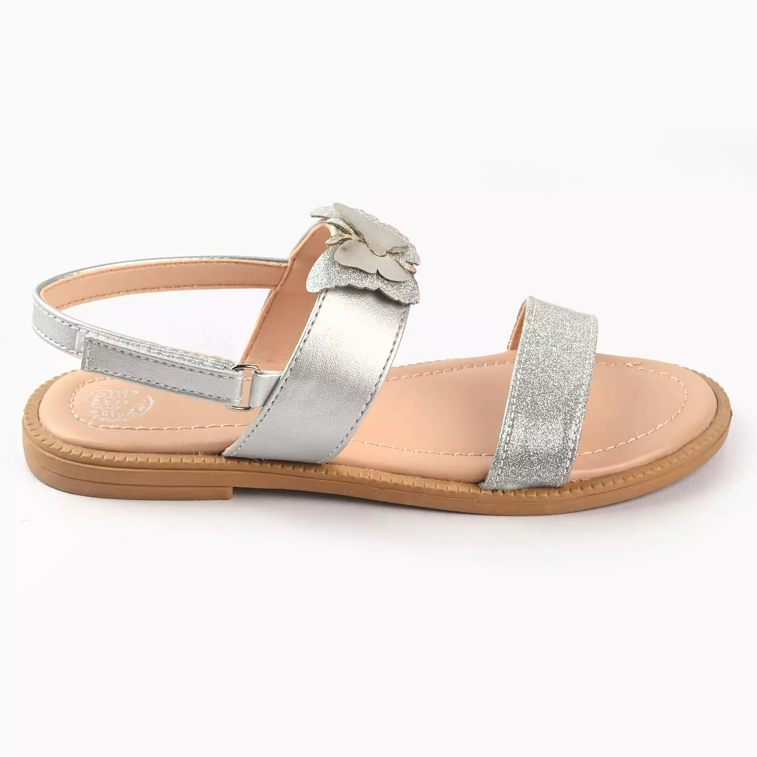 Girls Sandals 1284-SILVER