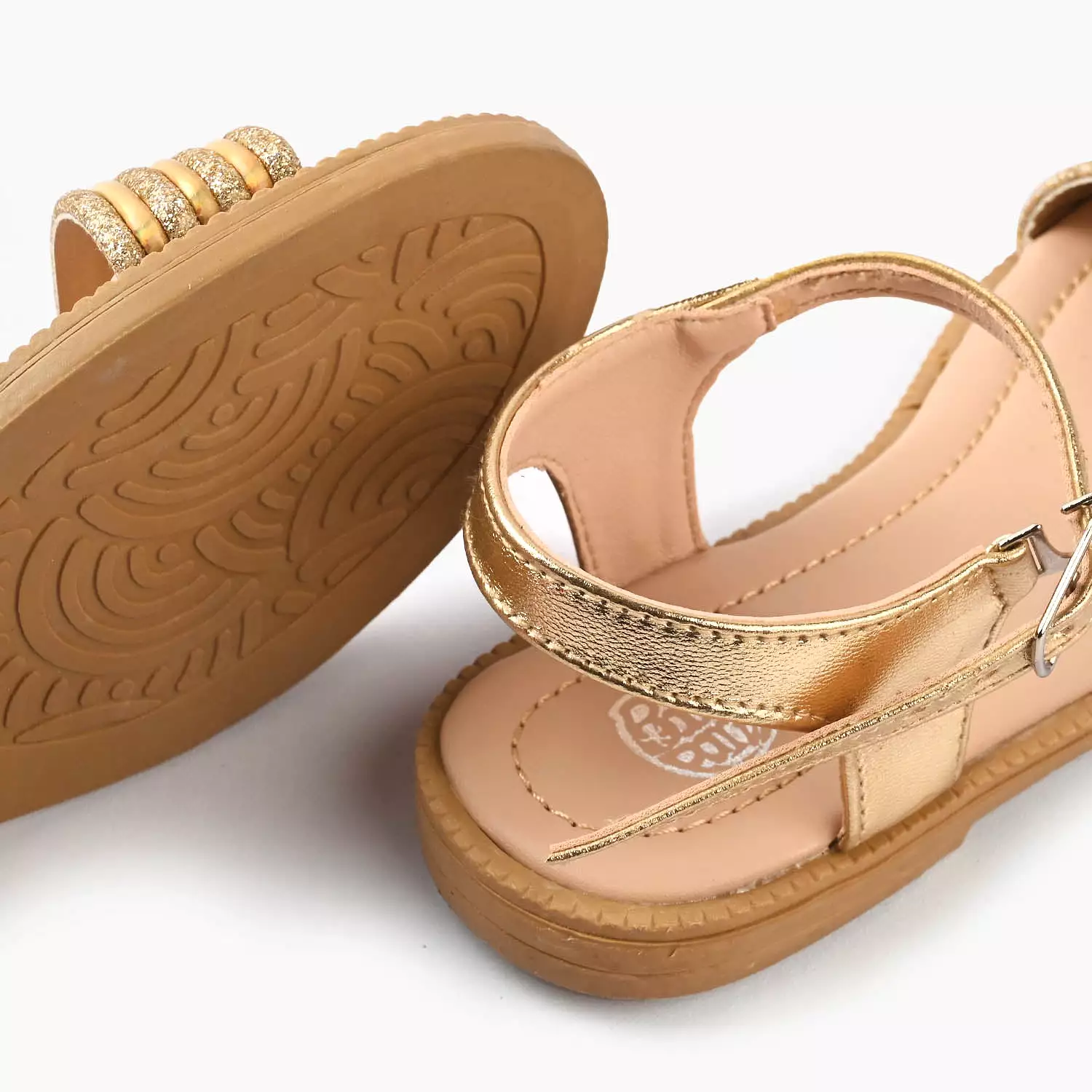 Girls Sandals 203-74-Golden