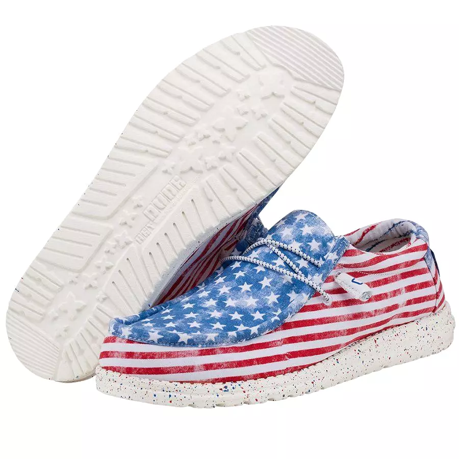 'Hey Dude' Men's Wally - Stars 'N Stripes