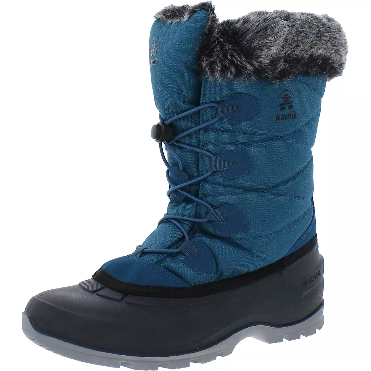 Kamik Womens Momentum 3 Faux Fur Lined Mid-Calf Winter & Snow Boots