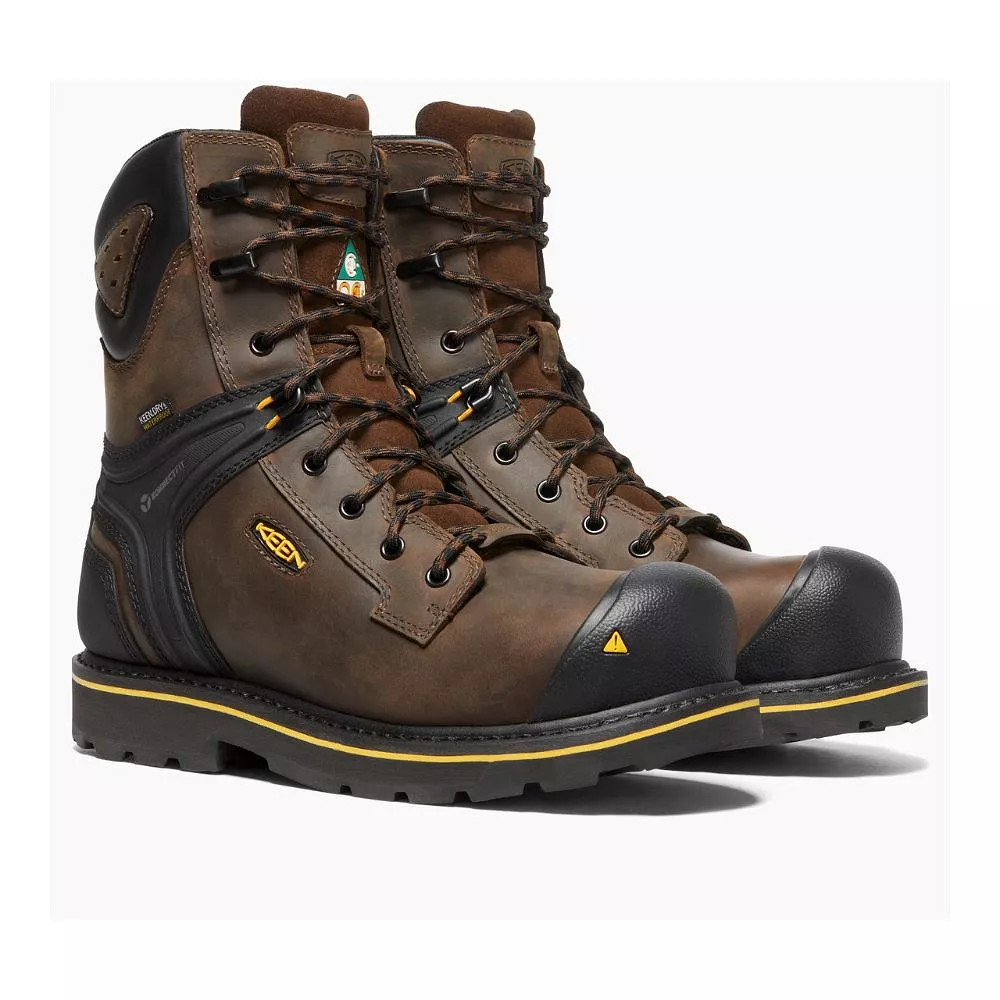 Keen Abitibi II Men's 8 Waterproof Composite Toe Work Boot 1026789 - Brown