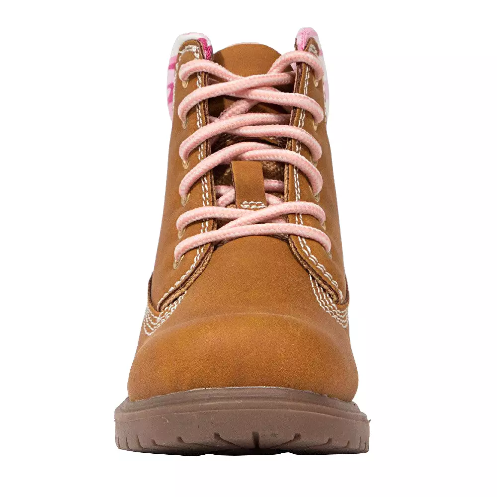 Kids' Mak2 in Dark Wheat/Pink Camo