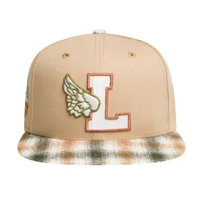 Leaders Fitted  Autumn Pack Stone/Plaid Brim