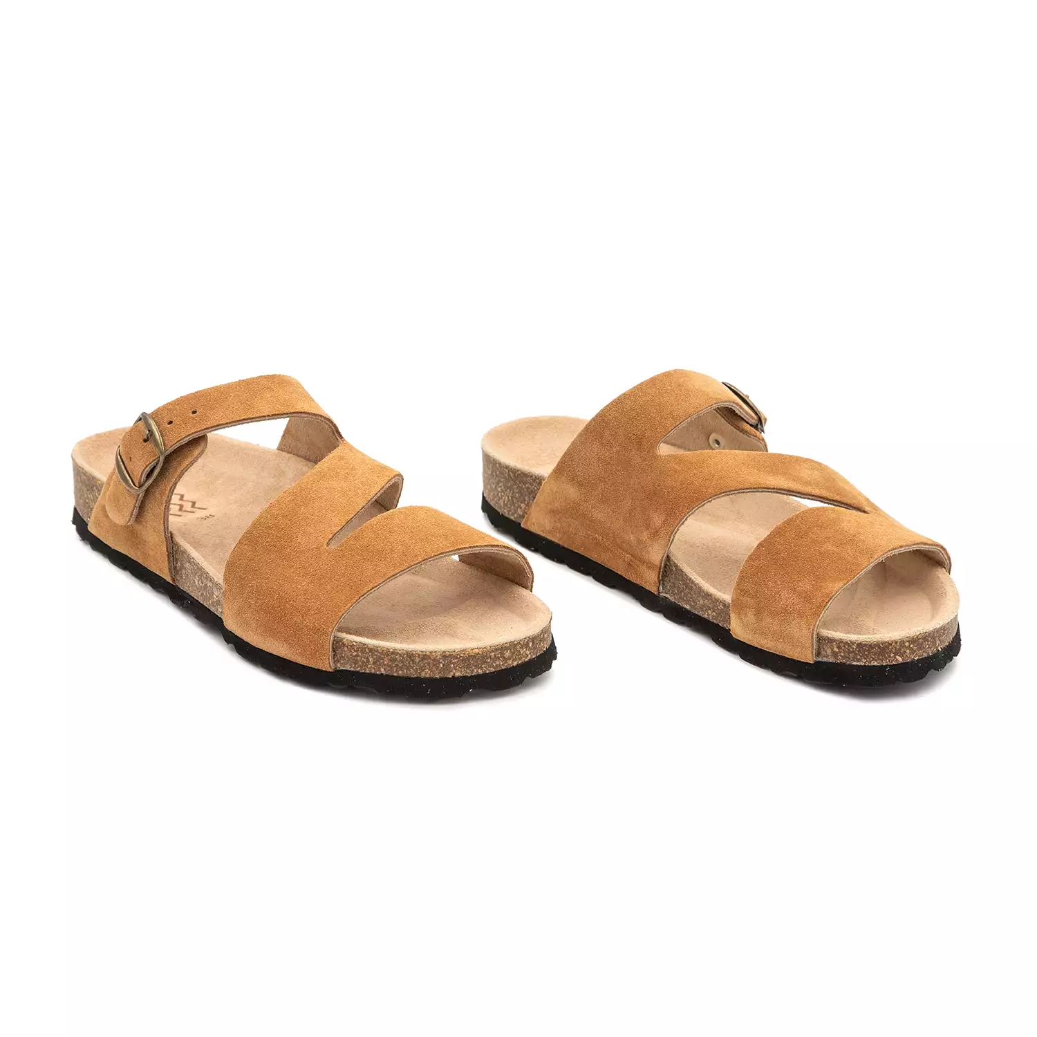 Leather Zigzag Sandal For Women - 1956 M Degas Benestar