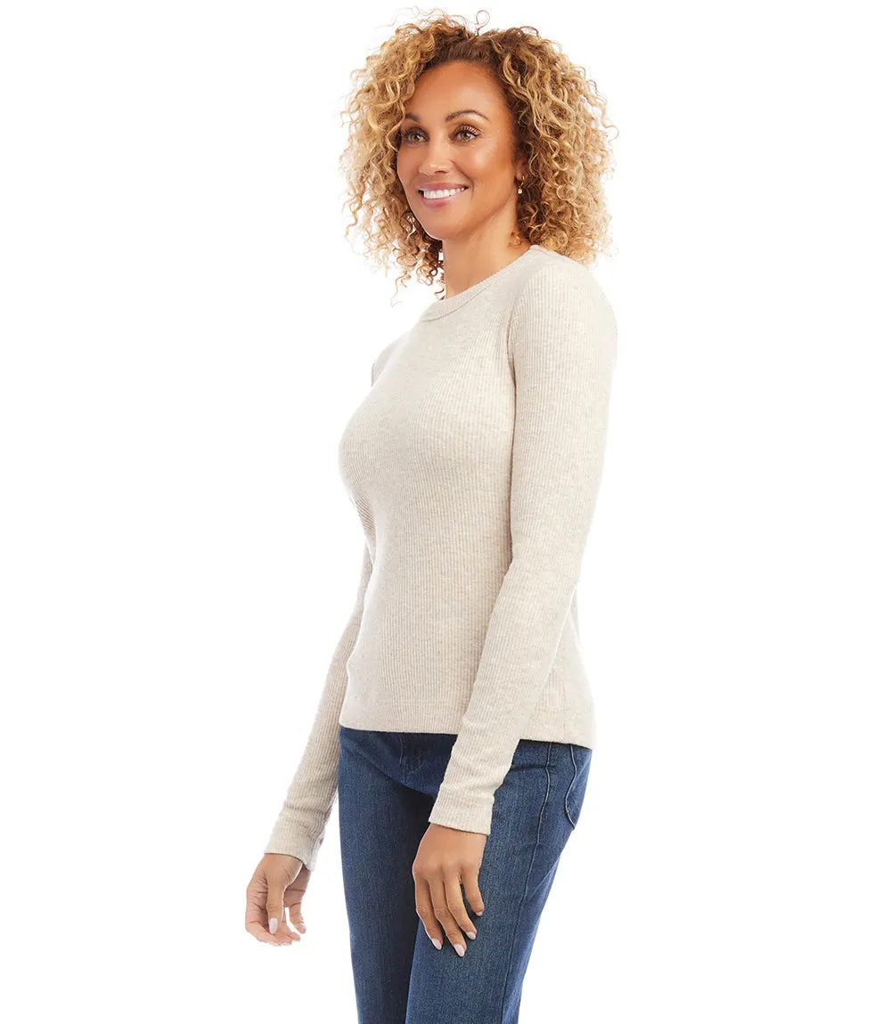 Long Sleeve Crew Neck Top