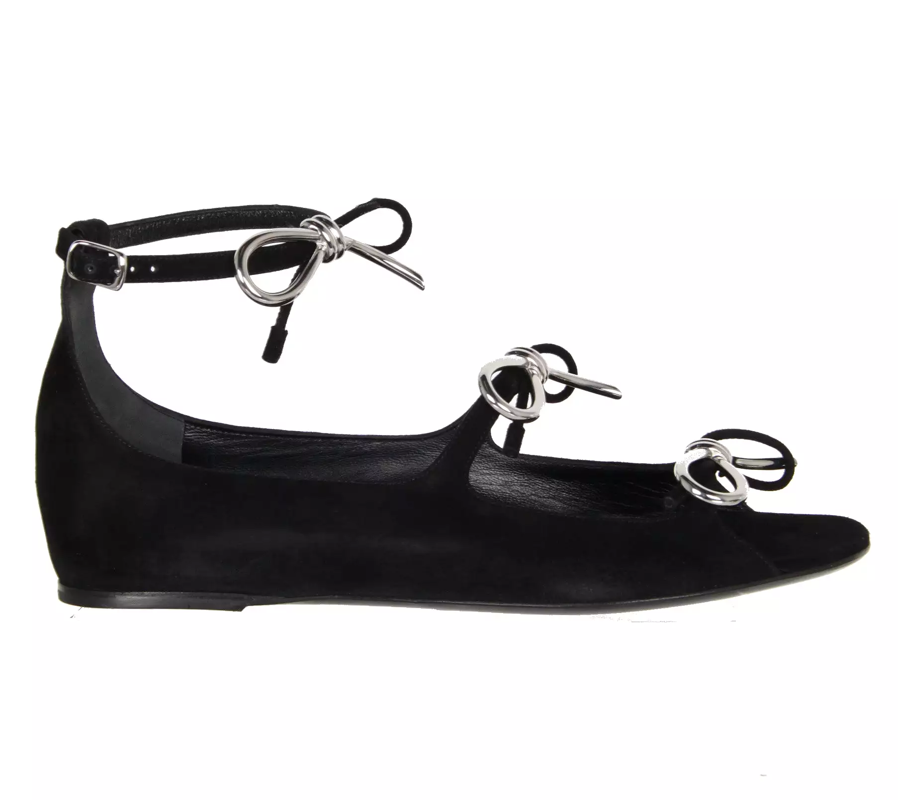 Metal Bow Flats, Black