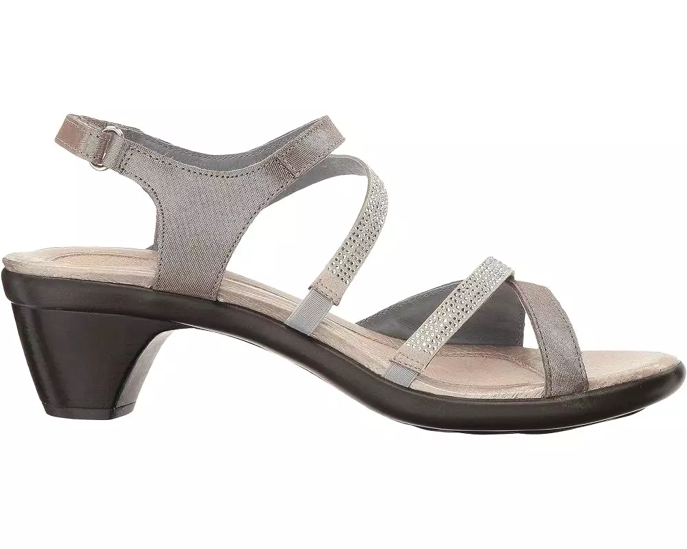 Naot Women's Innovate Heel Sandal - Silver Threads/Beige