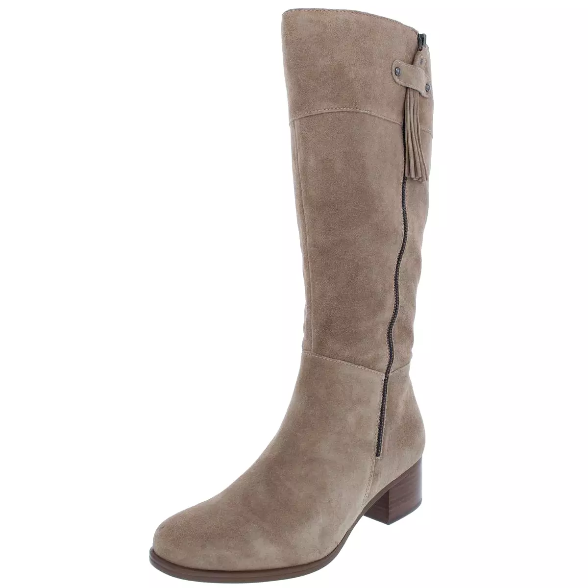 Naturalizer Womens Demi Wide Calf Suede Knee-High Boots