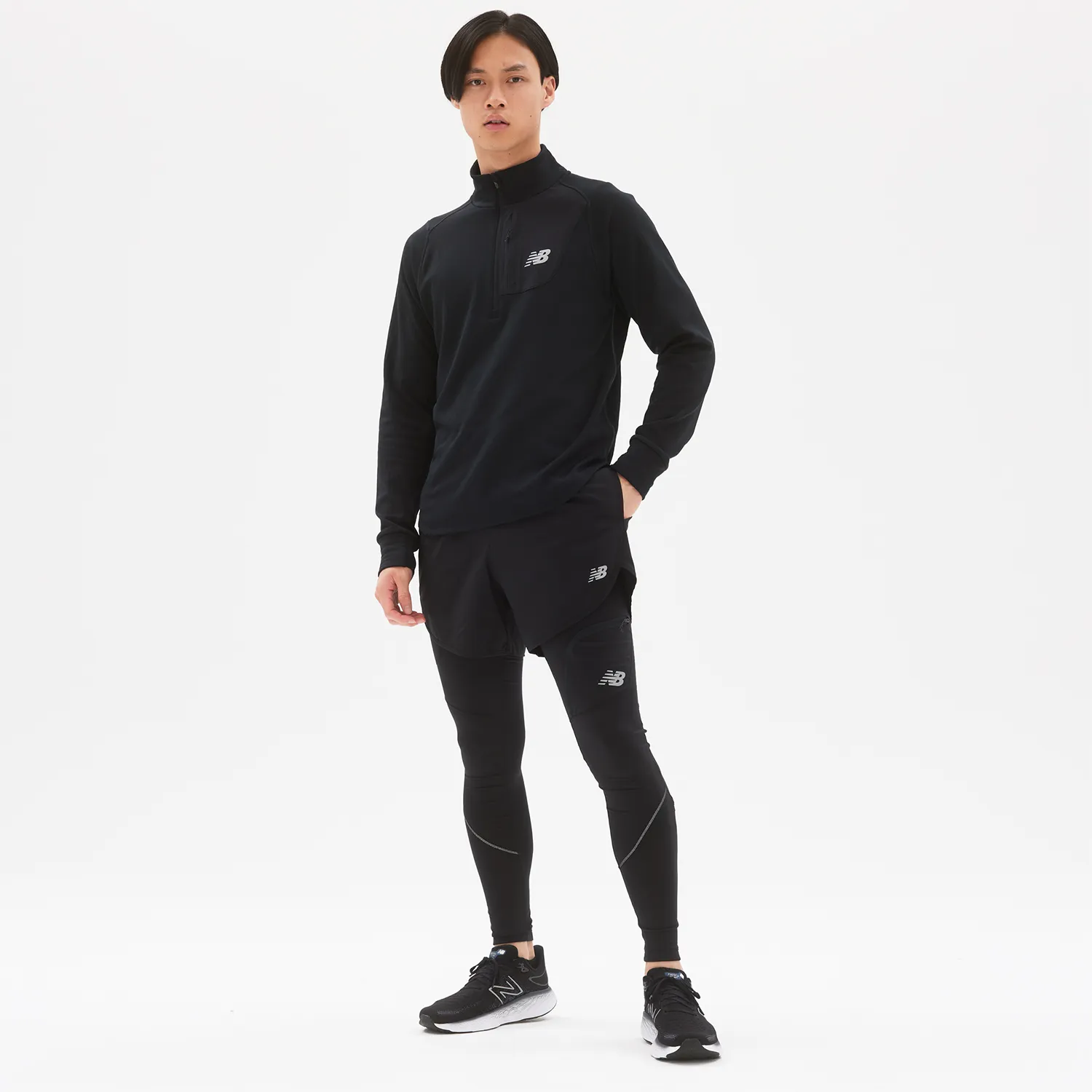 New Balance Heat Maglia  Black