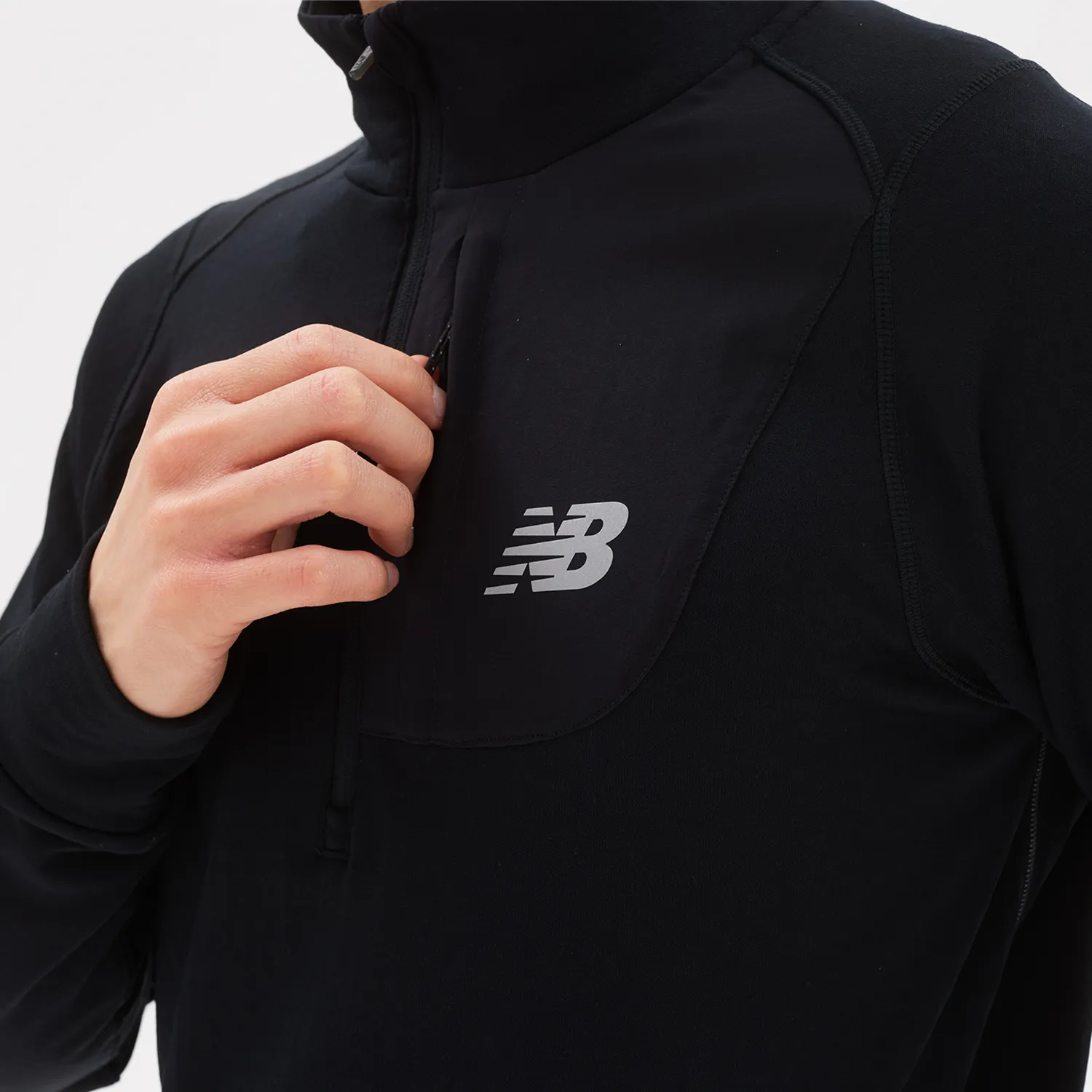 New Balance Heat Maglia  Black