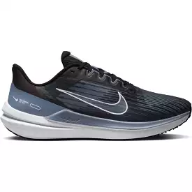 NIKE MEN'S WINFLO 9 BLACK ROAD RUNNING SHOES