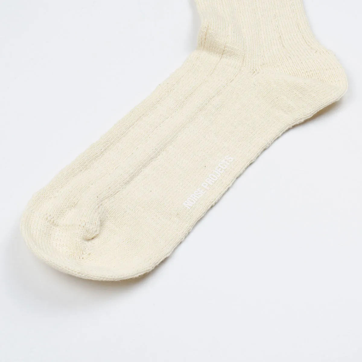 Norse Projects - Bjarki Slub Stripe Socks - Twilight Blue