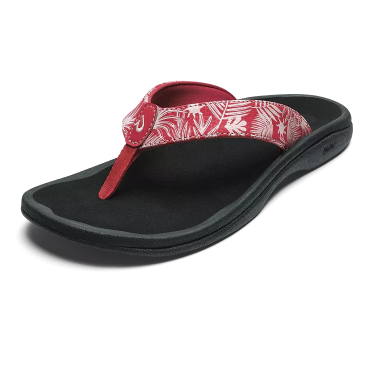 Olukai Women's Ohana - Lehua Flower/Onyx