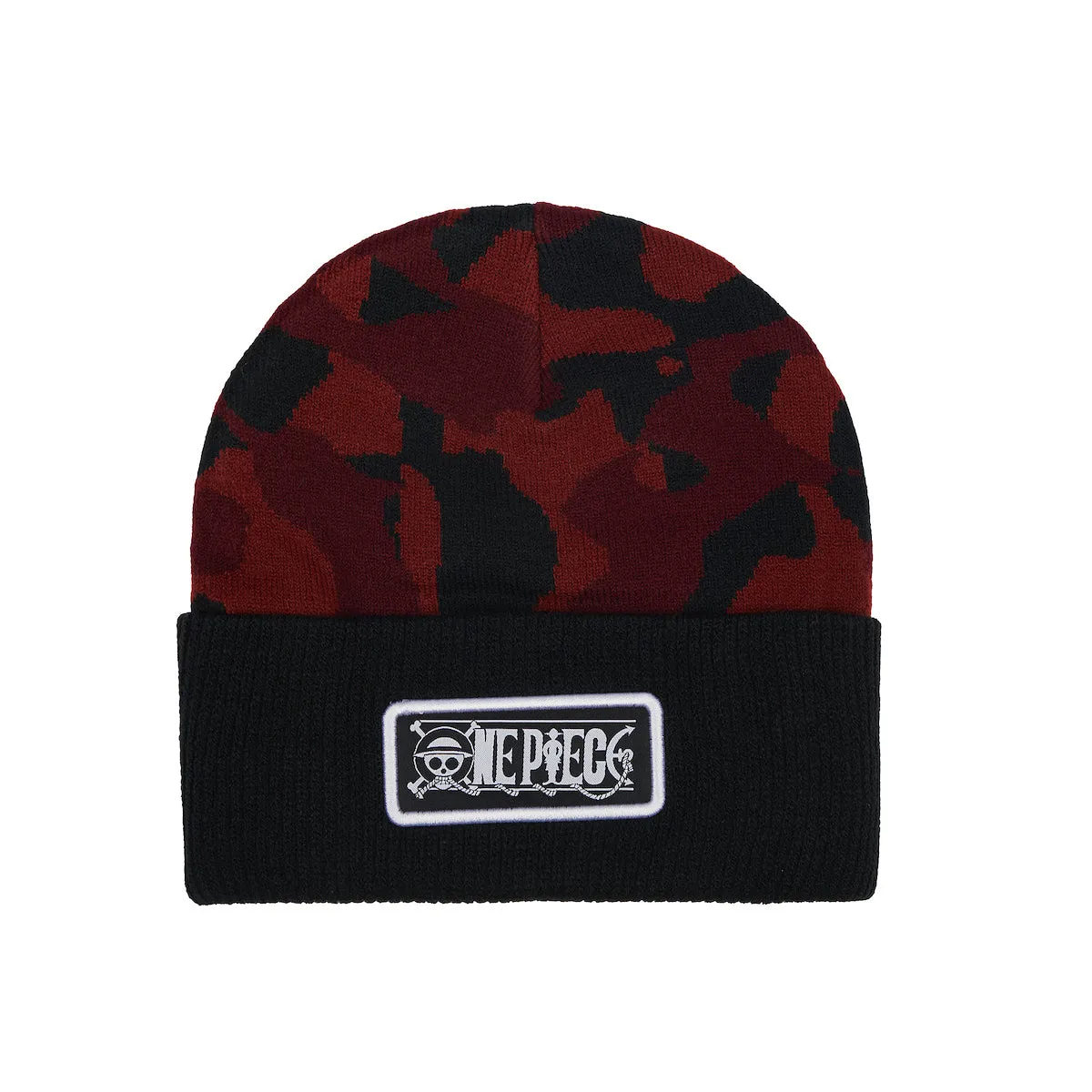 One Piece Red Camo Beanie